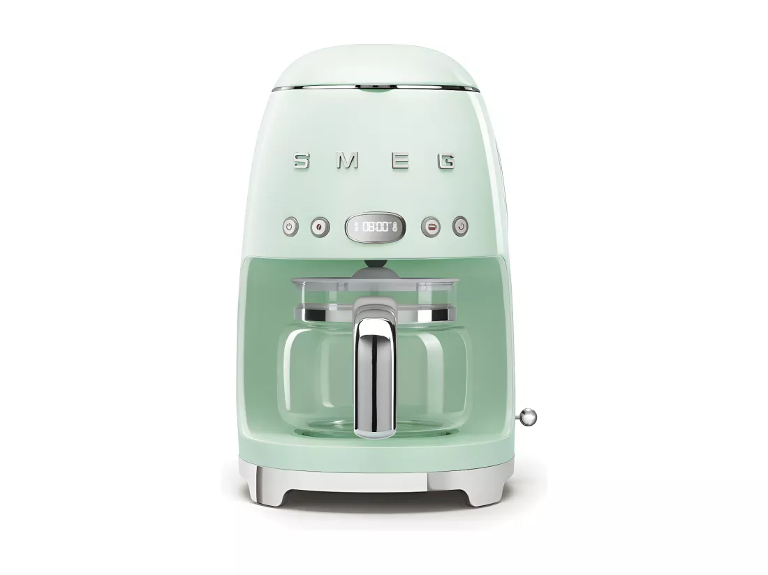Cafetière filtre années 50 1,4 l vert d'eau