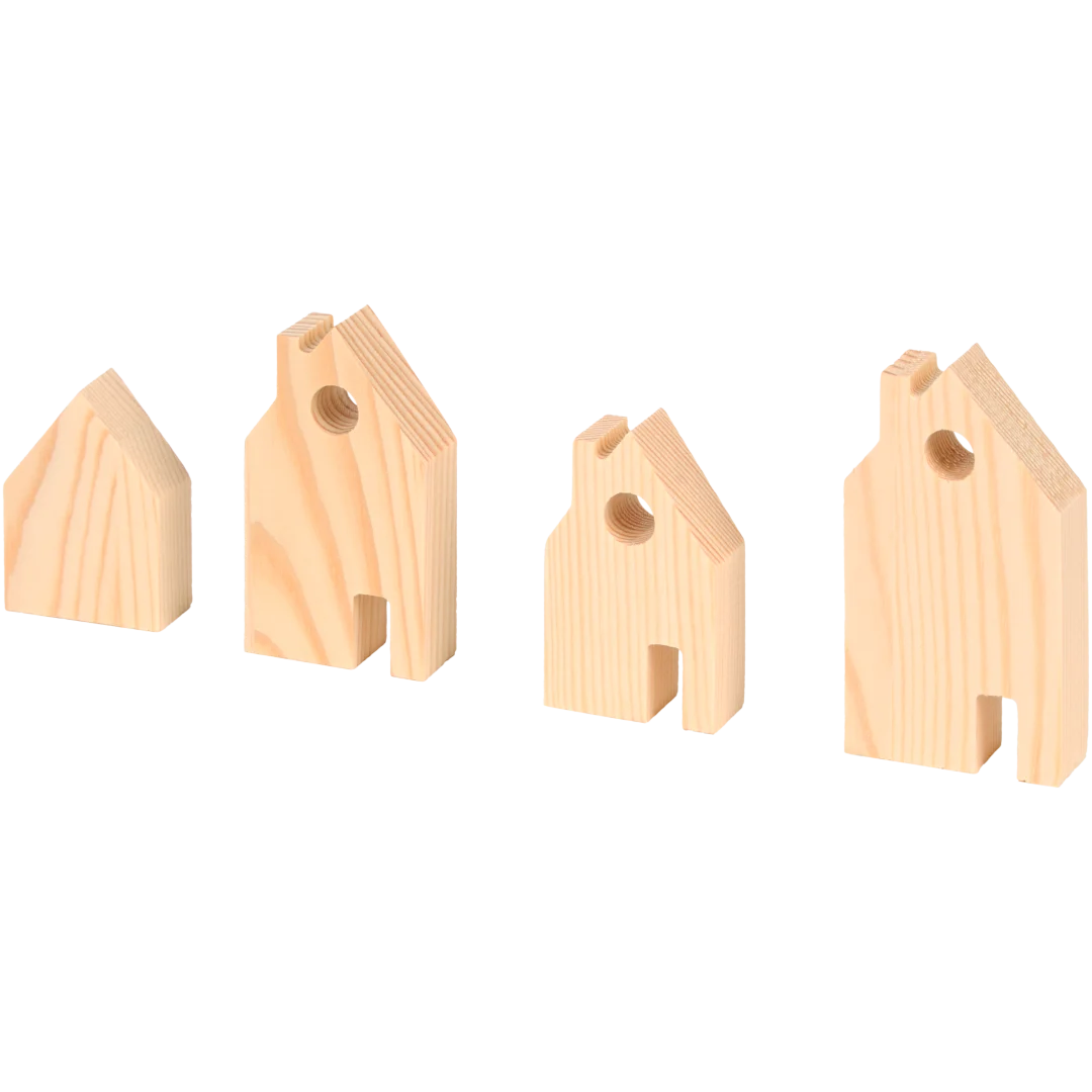 Maisons en bois à décorer Hobby Flora