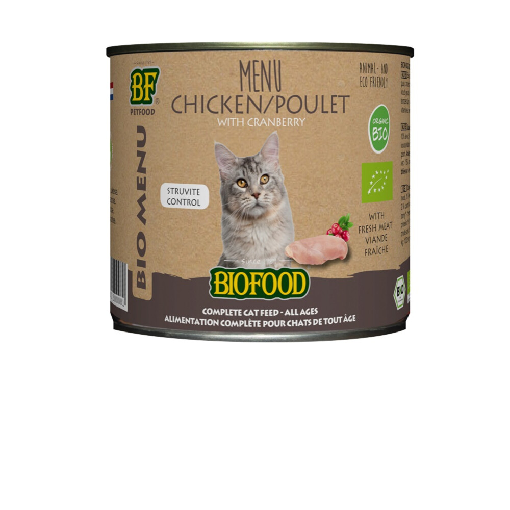 BF Petfood Biofood Organic Kip Menu 200 gr