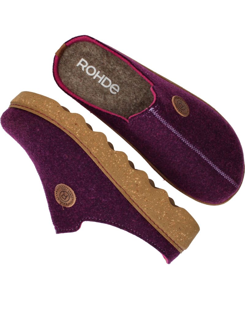 Rohde Pantoffels Paars Dames