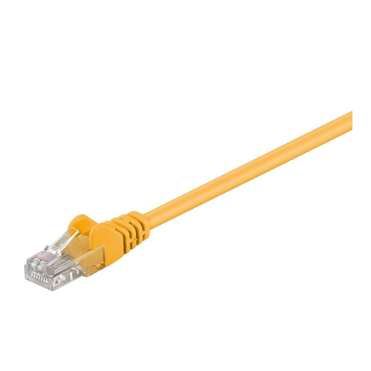 Goobay CAT 5e patchkabel, U/UTP 95556 1,5 m, gul