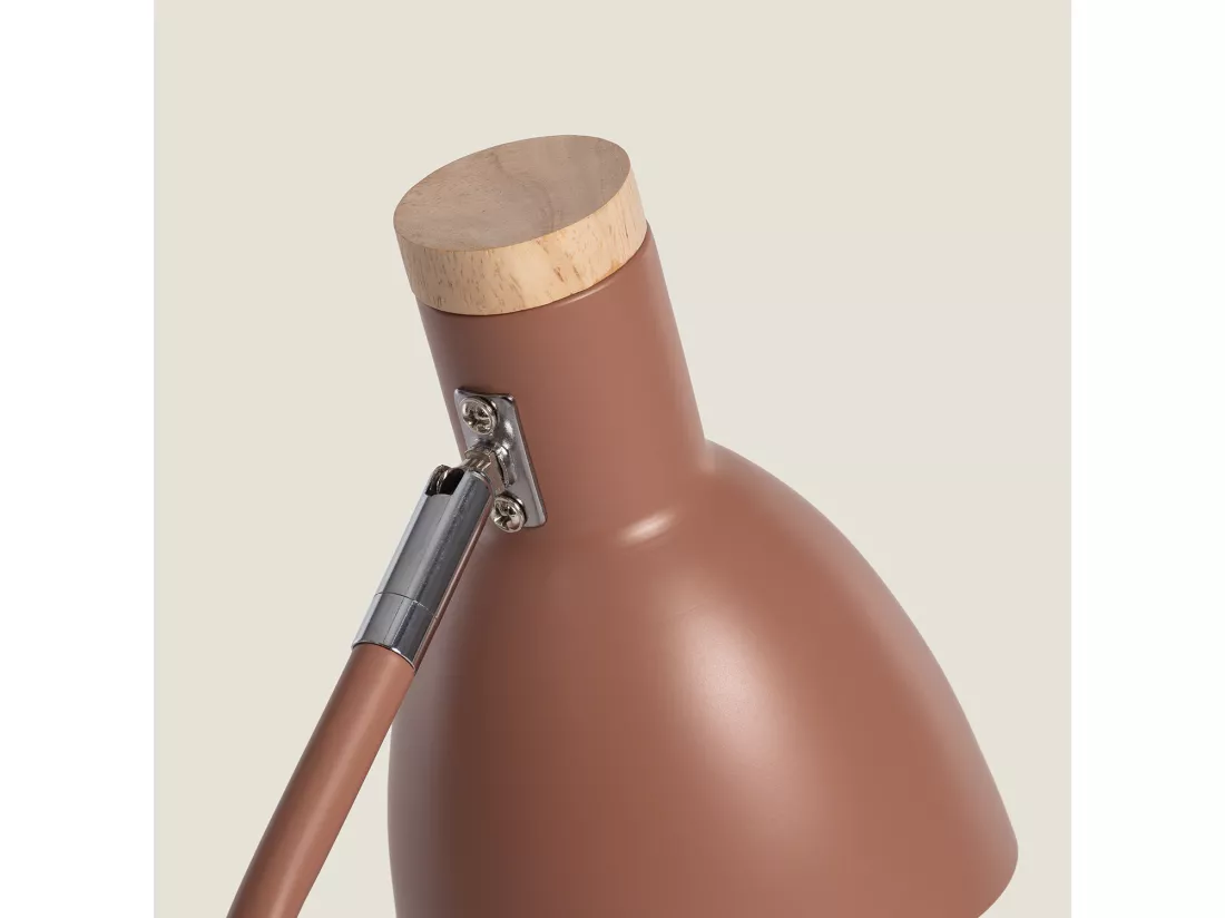 Lampe de Bureau Flex Métal Luxo Brun