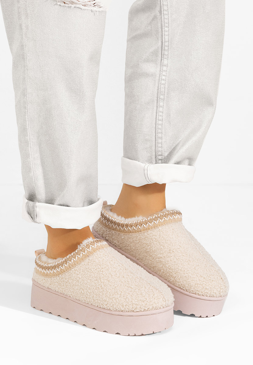 Sabots femme beige Laurence