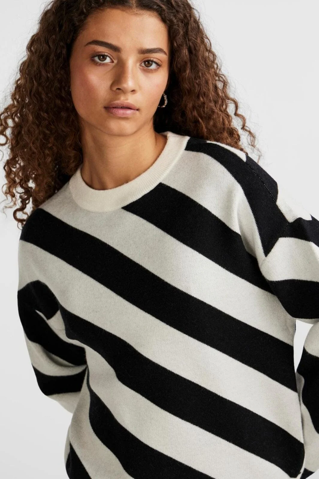 Pieces Pcabby Ls O-Neck Knit