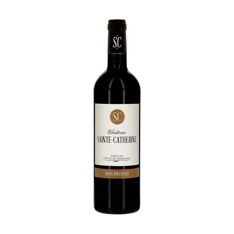 Château SAINTE CATHERINE Rouge 2015 - Côtes de Bordeaux - par Carton de 6 bouteilles 75 cl