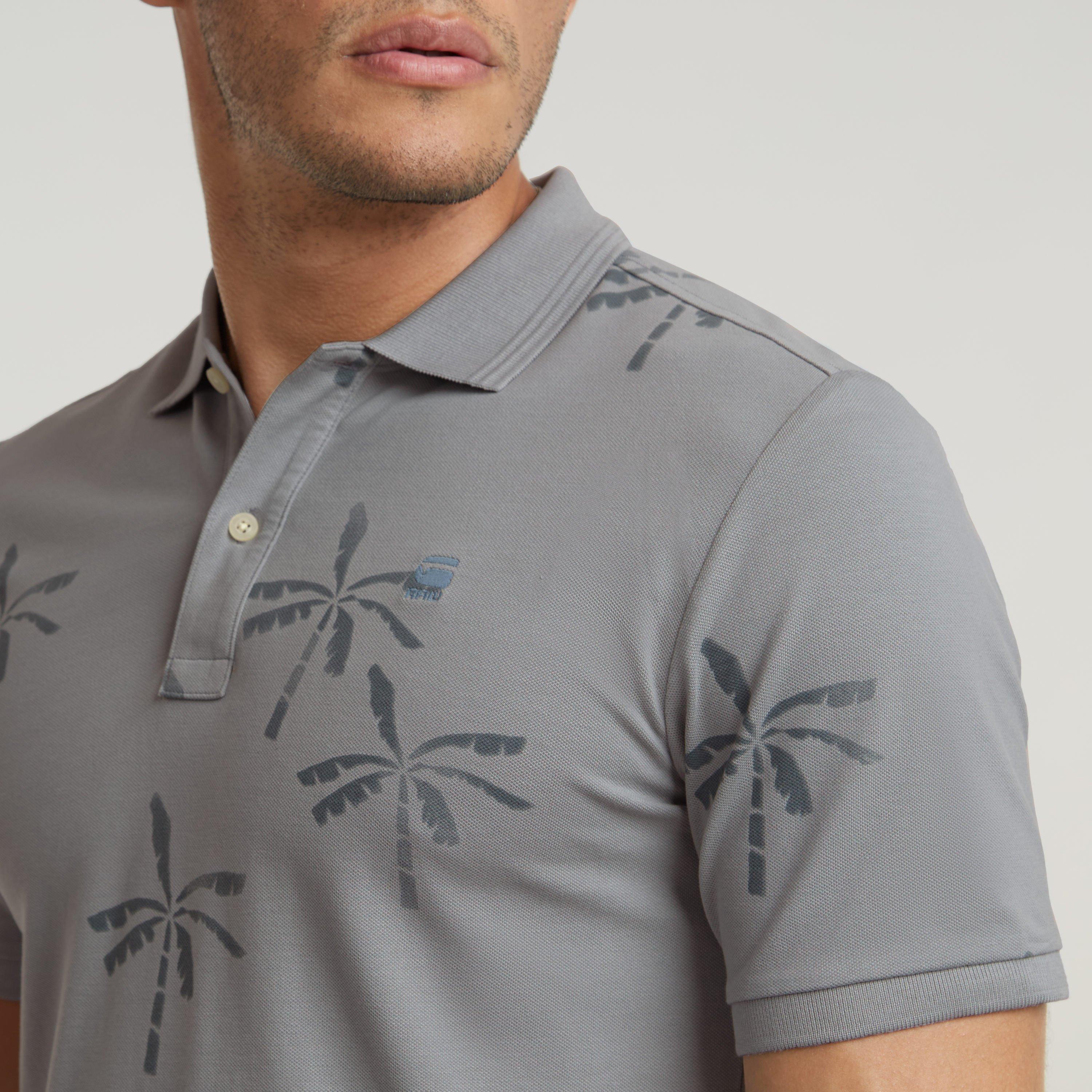 G Star Dunda Slim Print Polo Shirt