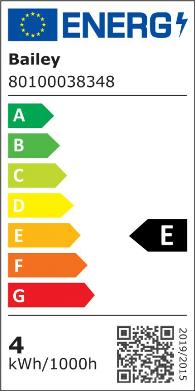 Flinders LED Filament A60 lichtbron E27 4W 2700K mat niet dimbaar