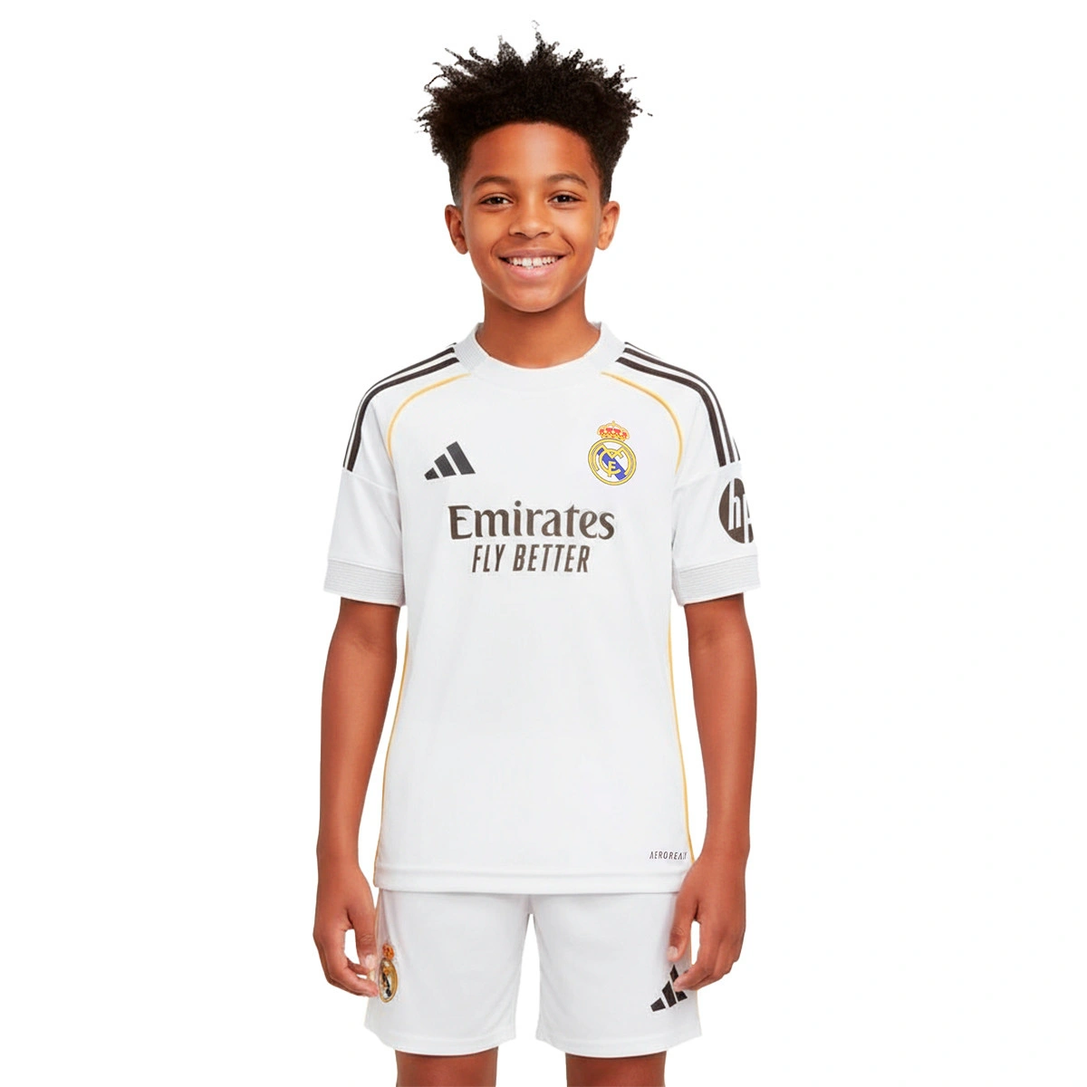 Conjunto adidas Real Madrid Primeiro Equipamento 2025-2026 Criança