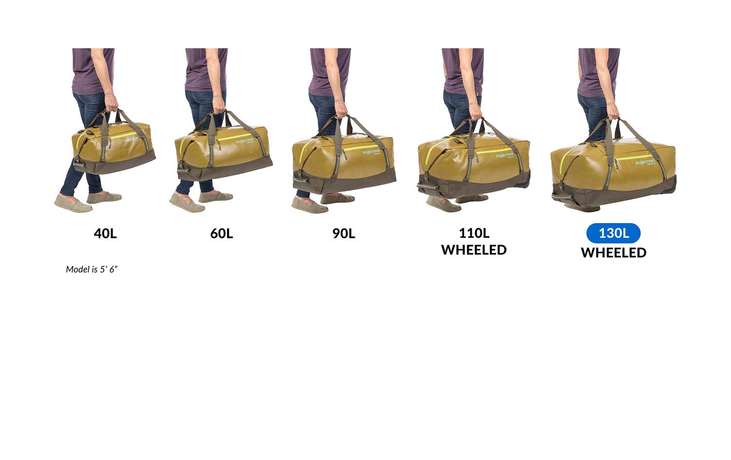 Duffle Bag Migrate Wheeled 130 l<br>Umweltfreundliches Duffelbag