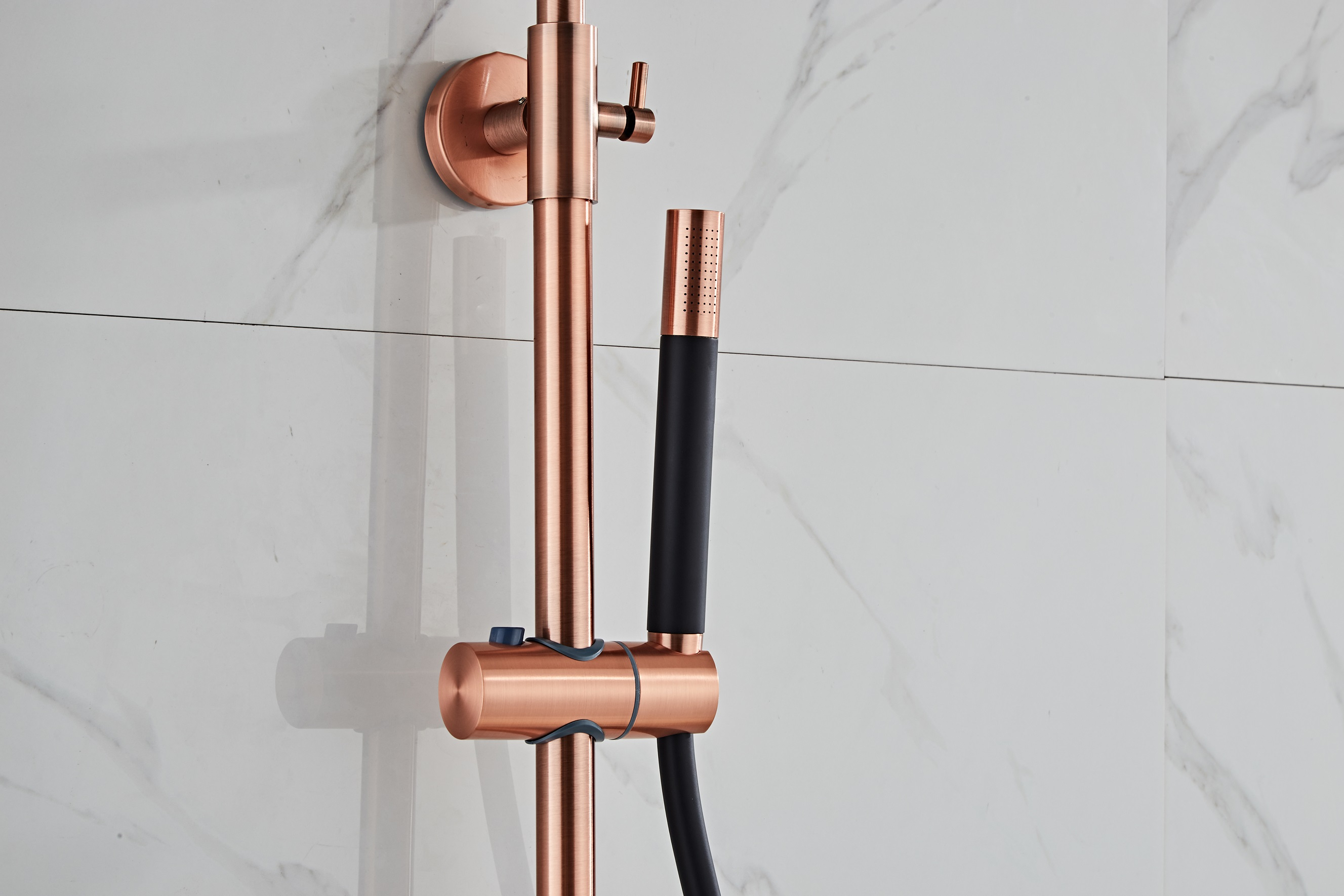 Saniclear Copper Pro opbouw regendouche 30cm hoofddouche zwart koper