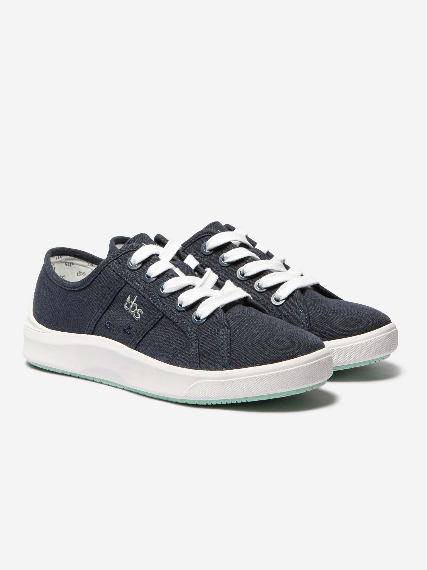 Tennis Femme En Toile Marine
