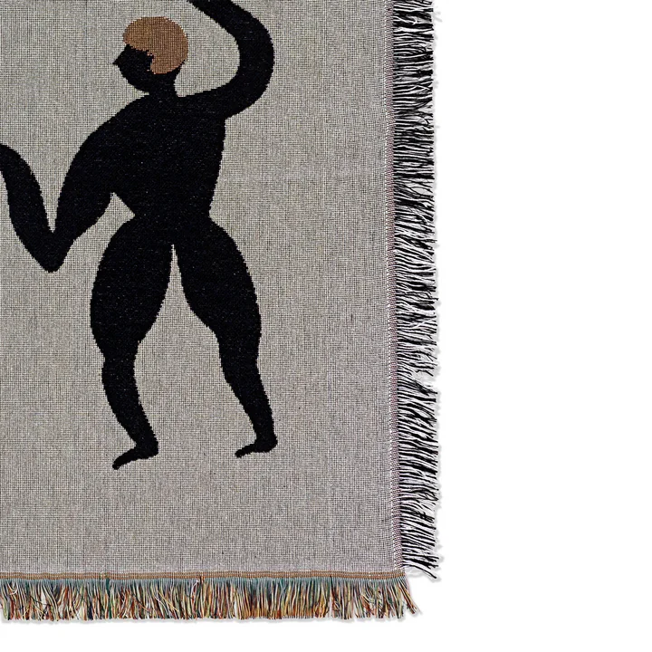 Ferm Living - Free Wandteppich, 120 x 170 cm, grau