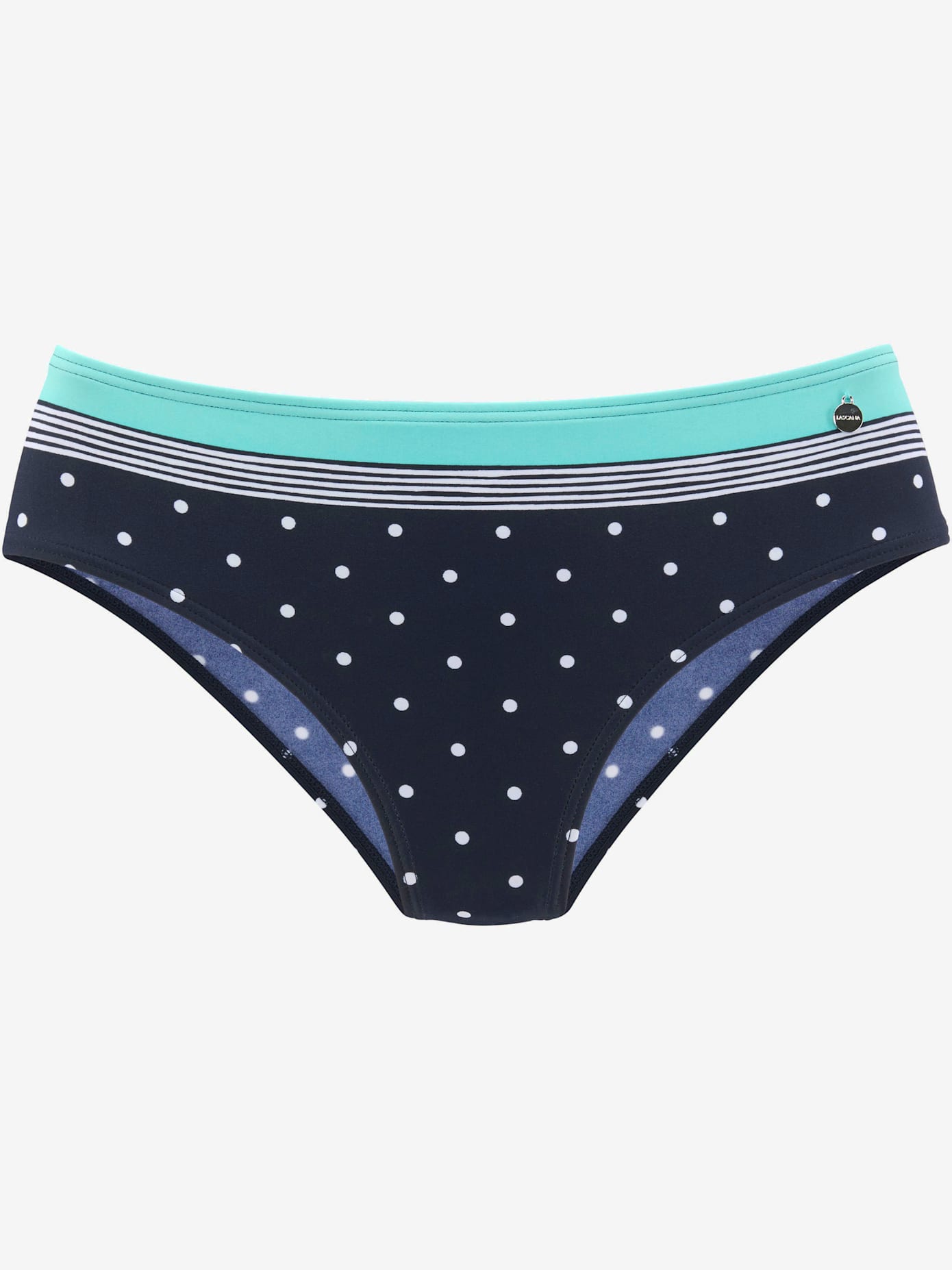 Bas de maillot de bain mélange tendance de rayures et de pois