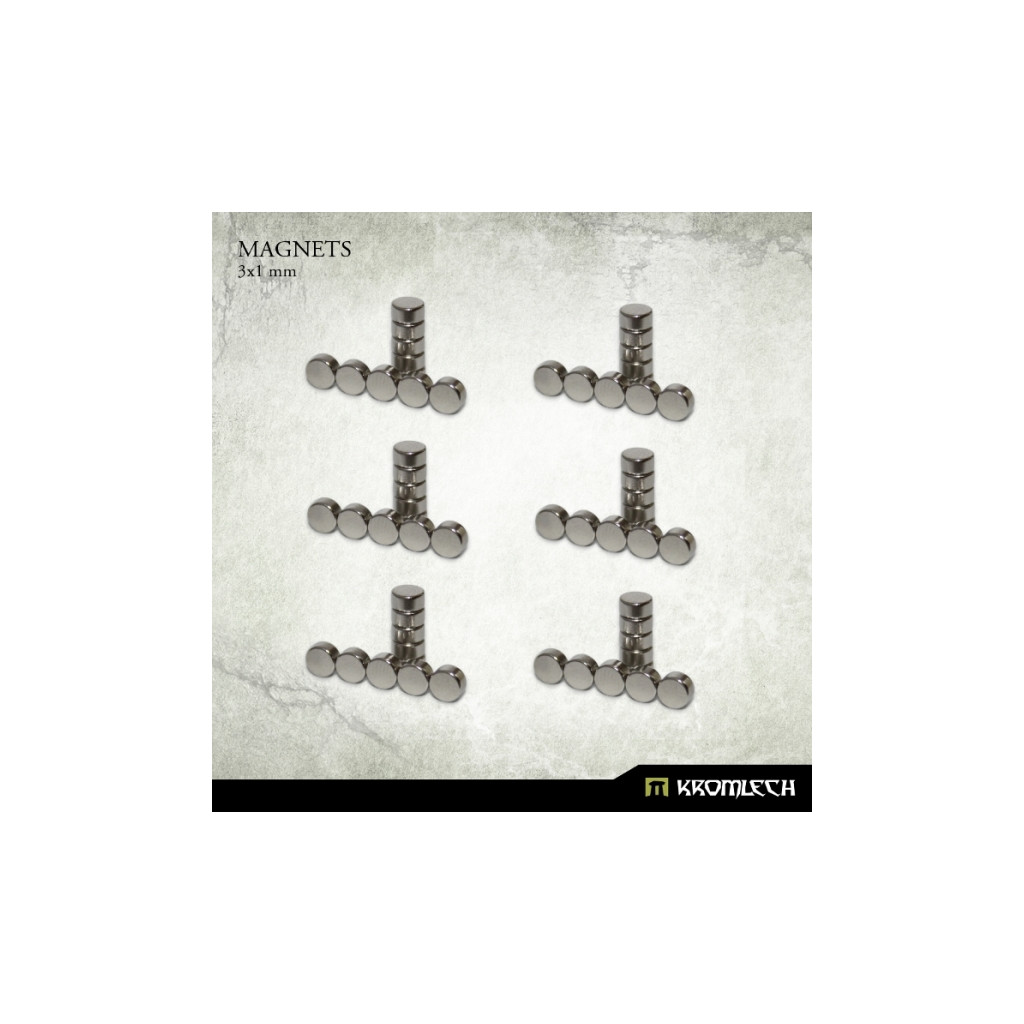 Kromlech - Neodymium Disc Magnets 3x1mm (x60)