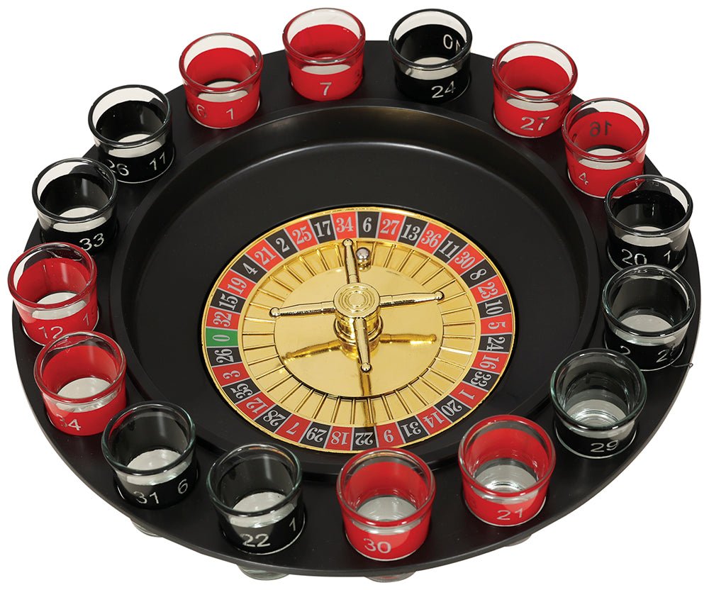 Rood Zwarte Drankspel 29cm 16 delig