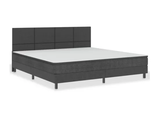 Tête de lit Gris foncé Tissu 200x200 2