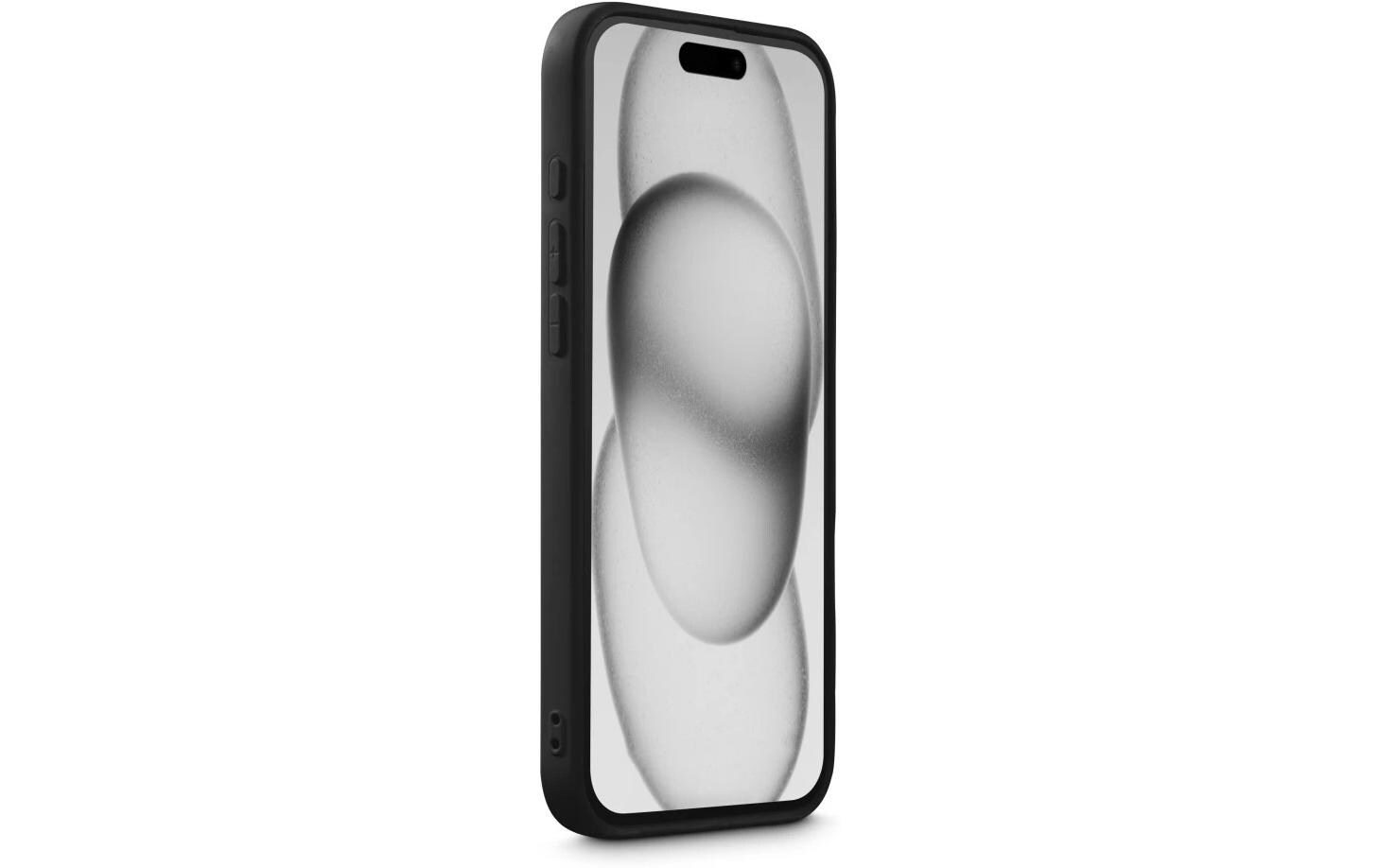 Back Cover MagCase Fantastic Feel Schwarz für iPhone 16 PlusHama Fantastic Feel Handy-Schutzhülle 17 cm (6.7