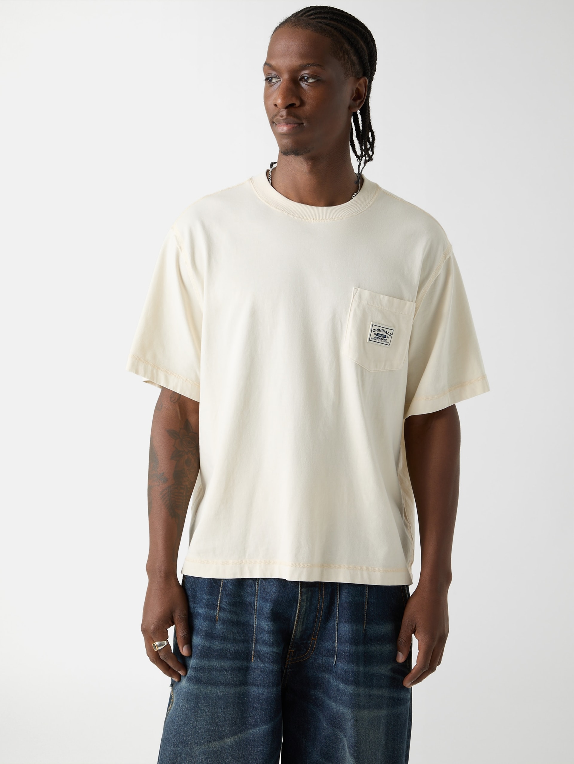 Camiseta GUESS Originals Eco Boxy Pocket
