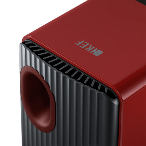 KEF LS50 Wireless II – compacte en draadloze hifi-luidspreker Rood