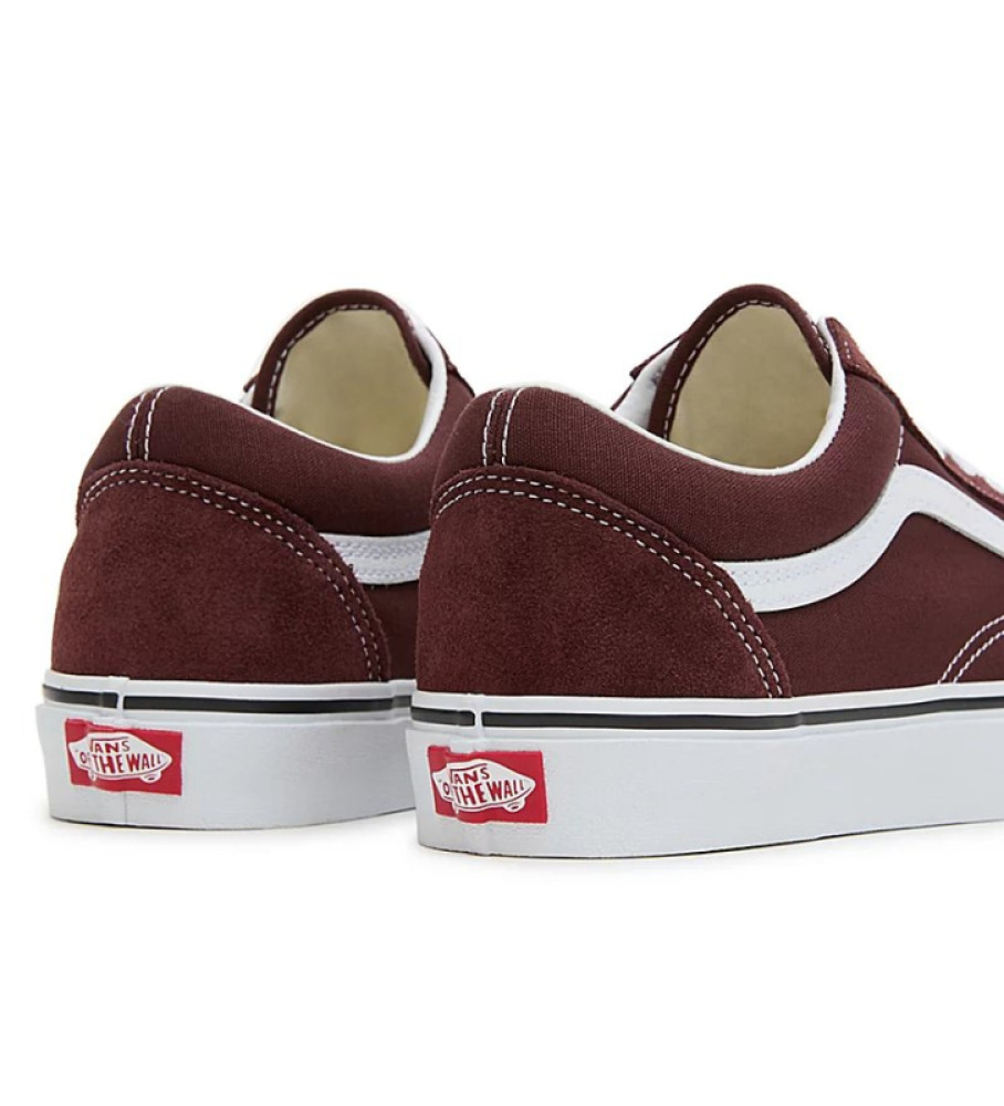Tênis Vans Old Skool de couro marrom