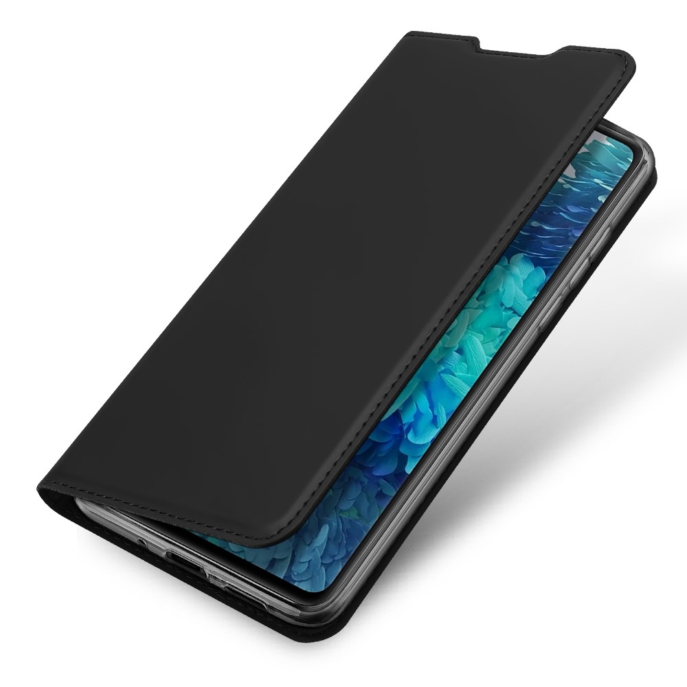 Samsung Galaxy S20 FE / S20 FE 5G Flip Wallet Cover Leder Tasche - Schwarz