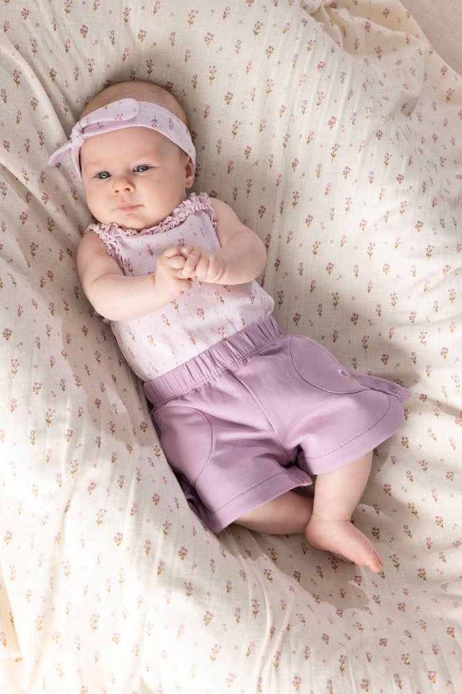 Feetje Feetje short - Flower Ranch violet