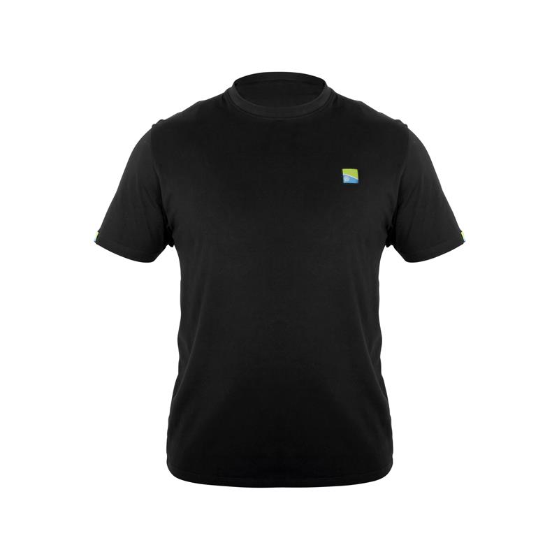 Tee Shirt Manches Courtes Homme Preston Innovations Lightweight Black T-Shirt - Noir