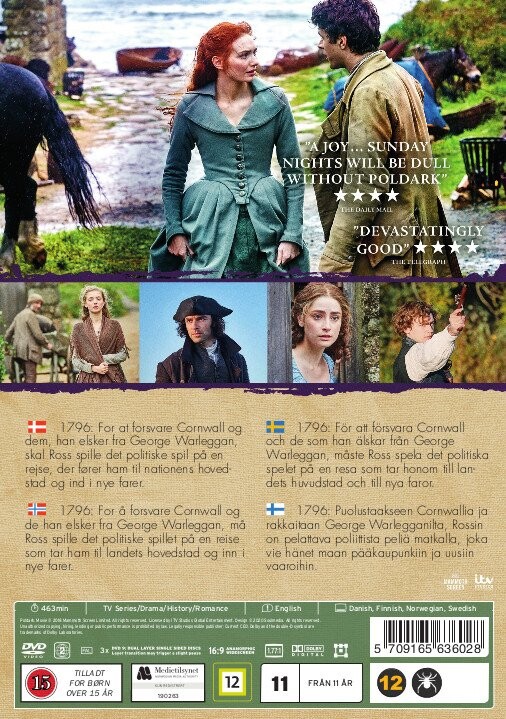 Poldark - Sæson 4 - DVD