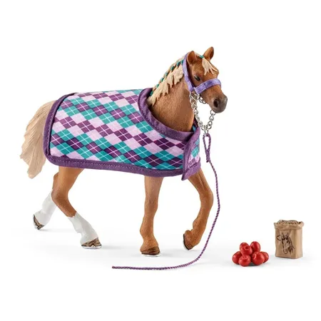 Schleich® 42360 Horse Club - Englisches Vollblut mit Decke