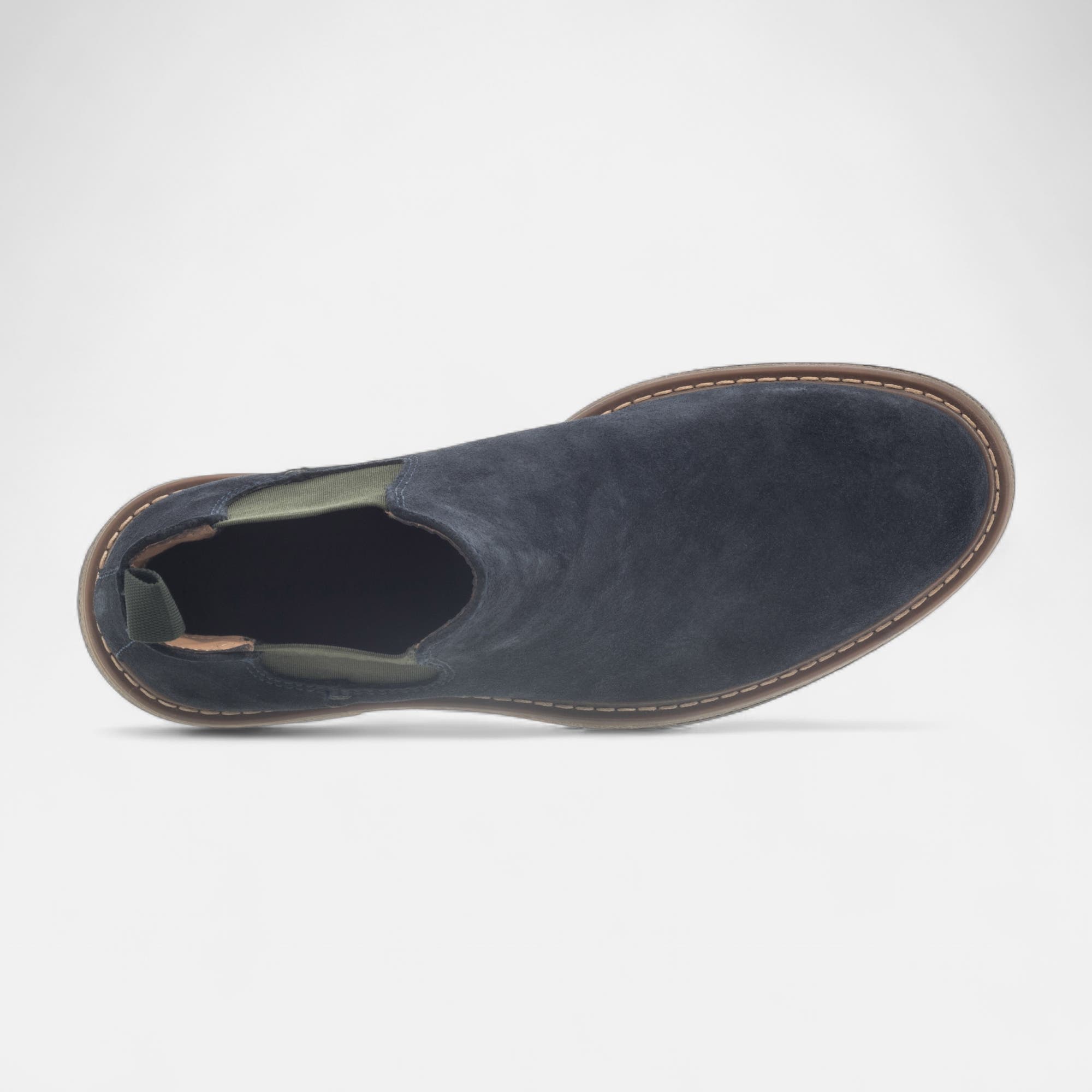 Boots chelsea Homme en cuir bleu marine