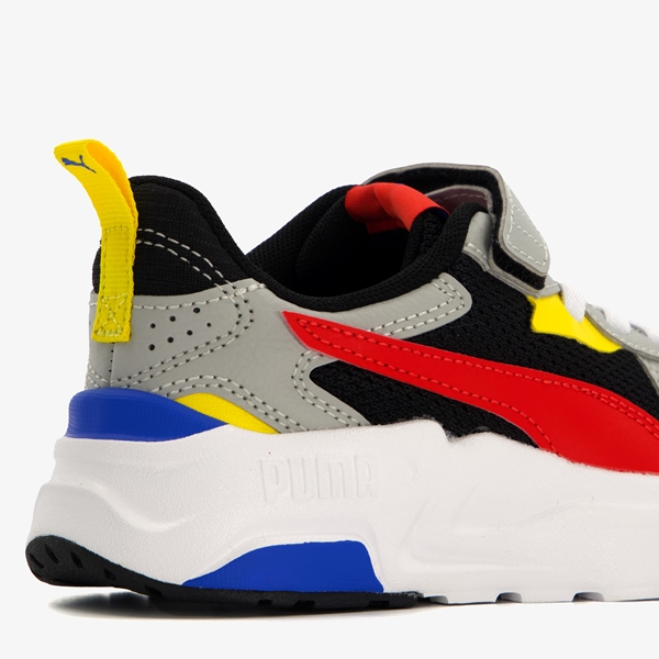 Puma Trinity Lite AC+ jongens sneakers grijs/wit