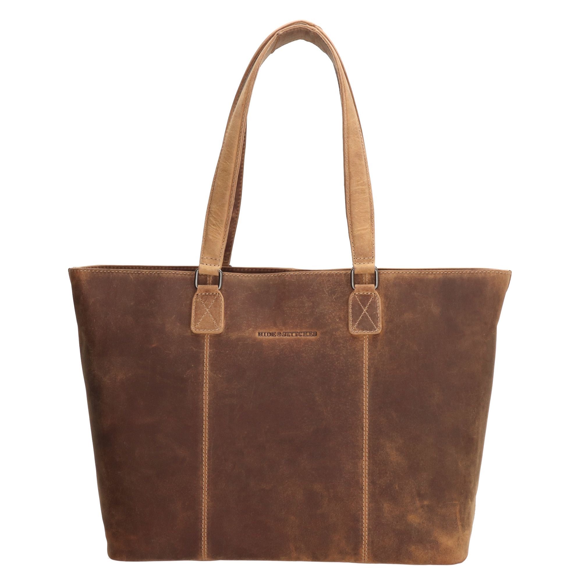 Hide & Stitches Idaho Laptoptas 15,6 inch Bruin