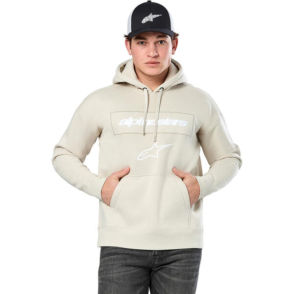 Alpinestars - Sweat à capuche Exordium Blanc cassé