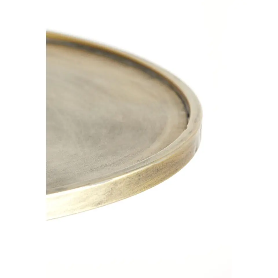 Bijzettafel Ø51x60 cm ENVIRA antiek goud