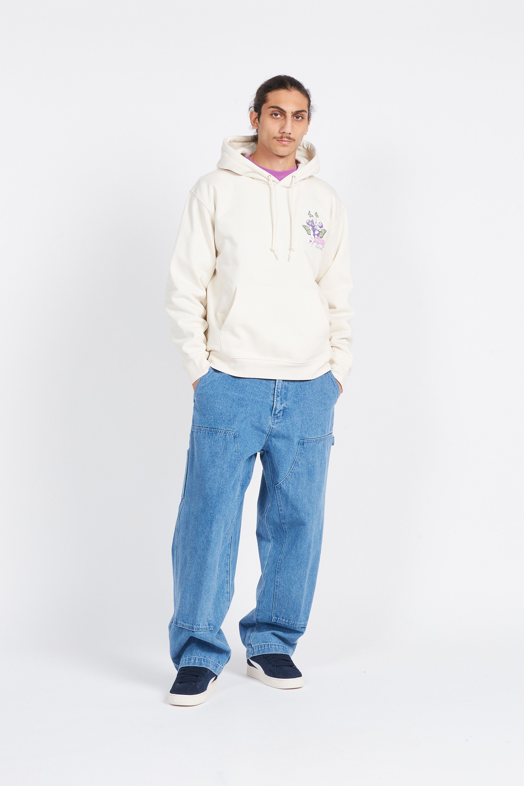 OBEY Hoodie OBEY ITS ALL LOVE Beige