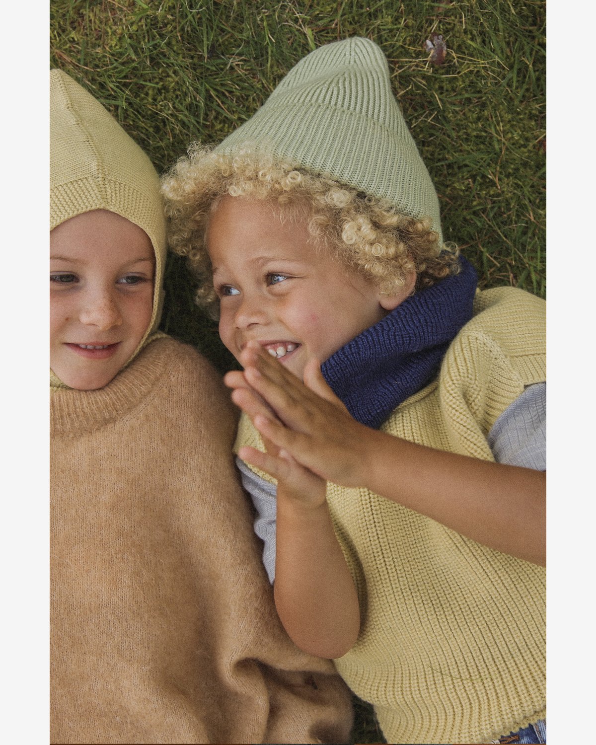 Ull Beanie Barn – 100% Merino, Ubehandlet | Ribb Lue Fonzie