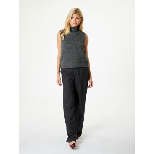 Neo Noir Odelia Knit Vest, Antracit, 36