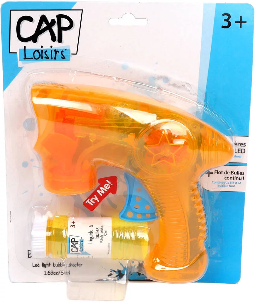PISTOLET A BULLES LUMINEUX
