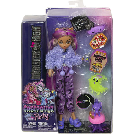 Monster High Creepover Party Clawdeen dukke