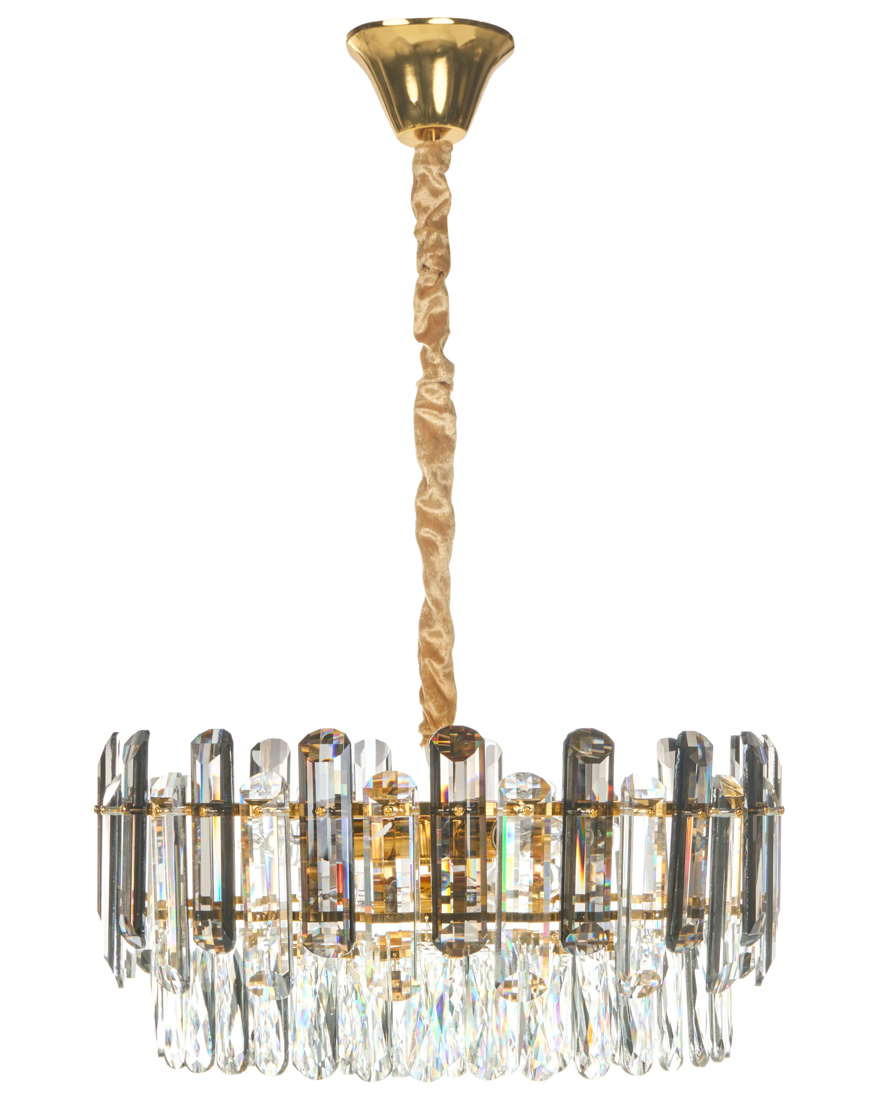 Kroonluchter MANTARO Glas Goud
