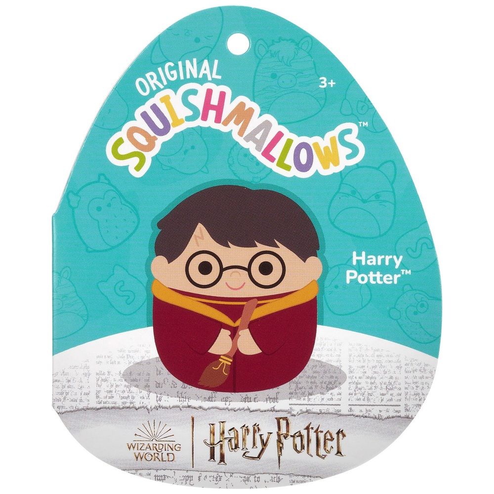 Original Squishmallows 25cm Harry Potter im Quidditch-Umhang Plüschtier