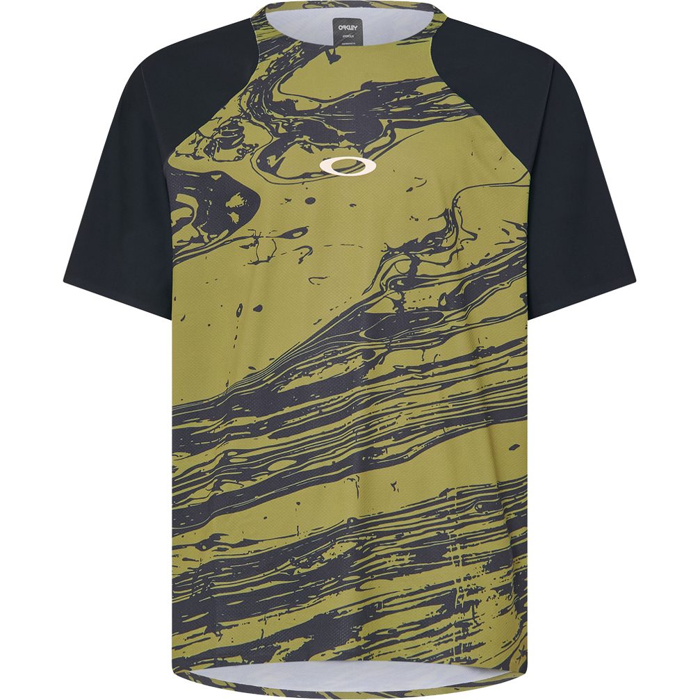 Oakley Seeker Airline Radtrikot Herren duality swirl green