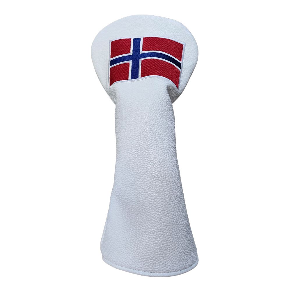 Norge Driver Headcover Hvit