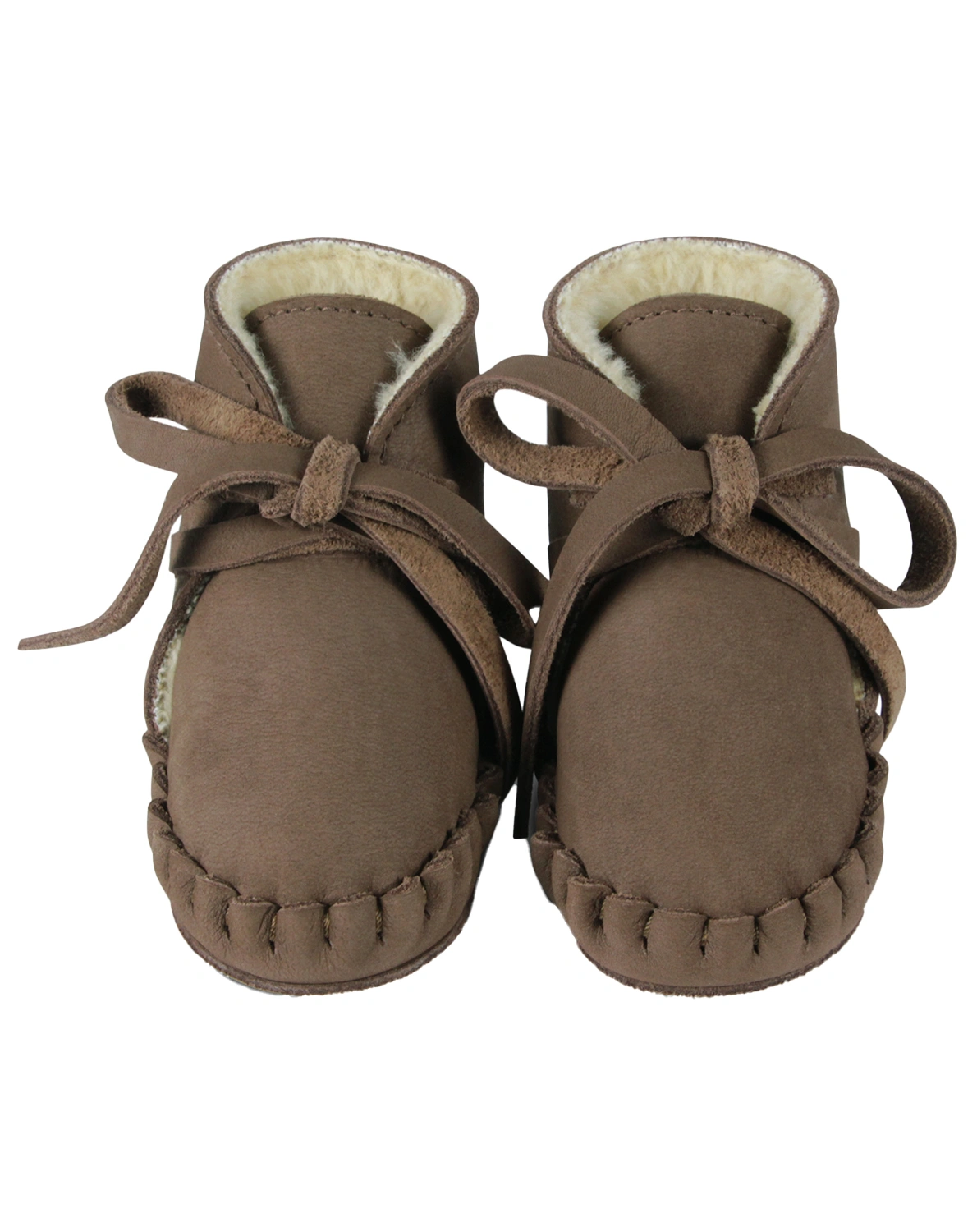 Krabbelschuhe PINA CLASSIC gefüttert in hazelnut