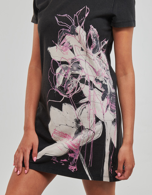 Desigual - CAMIFLO - Noir / Rose