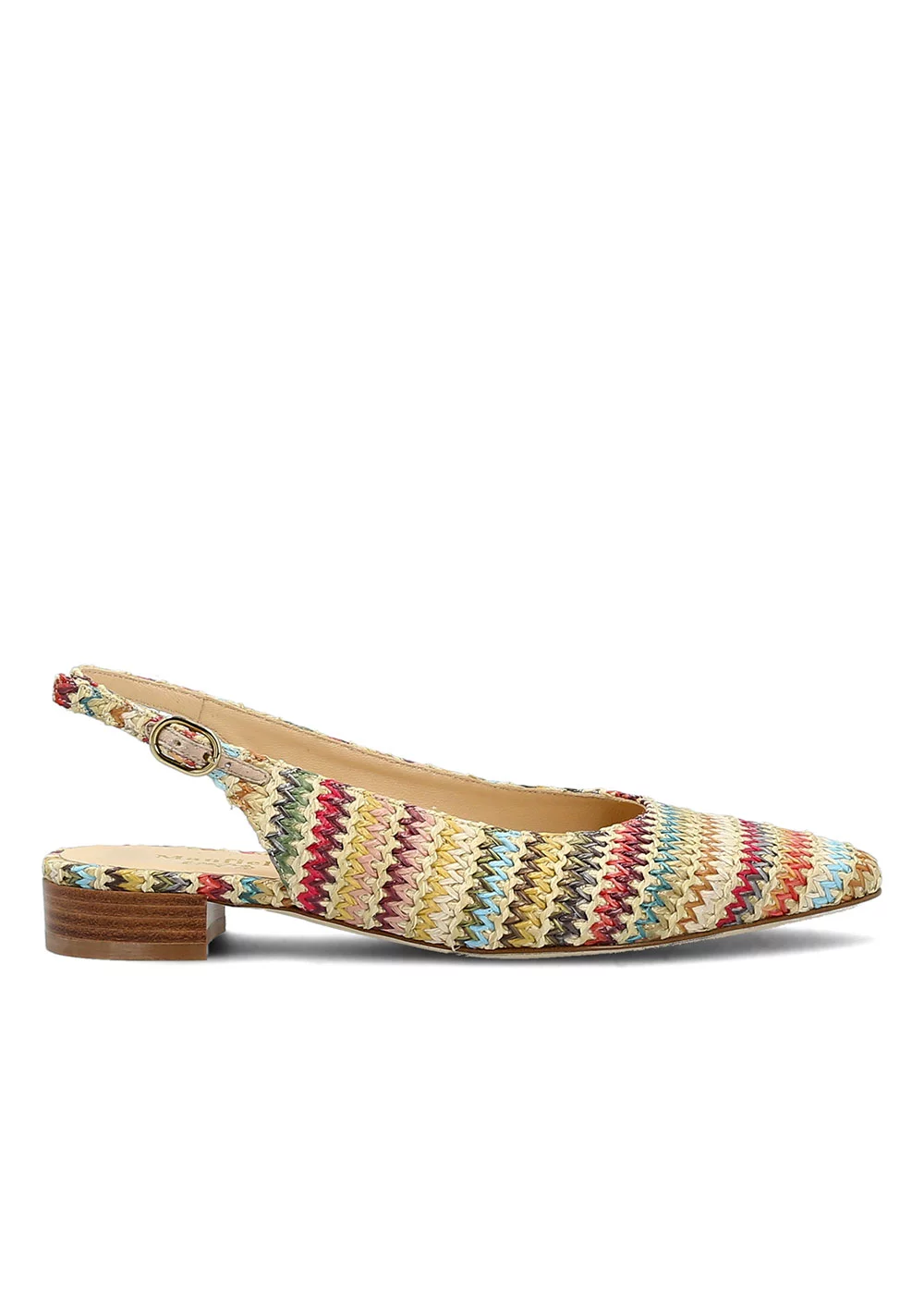SLING BOOTLE RAPHIA MULTICOLORE