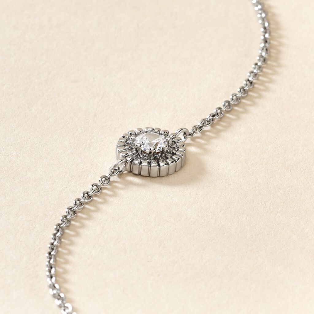 Bracelet Earlene Argent Blanc Oxyde De Zirconium