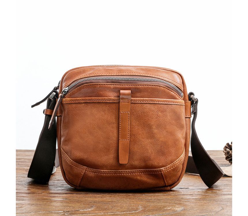 Wavecho - Echte leren crossbodytas