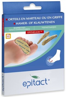 Epitact Teenstaafjes voor Hamer- of Klauwtenen Maat 36/40 2ST