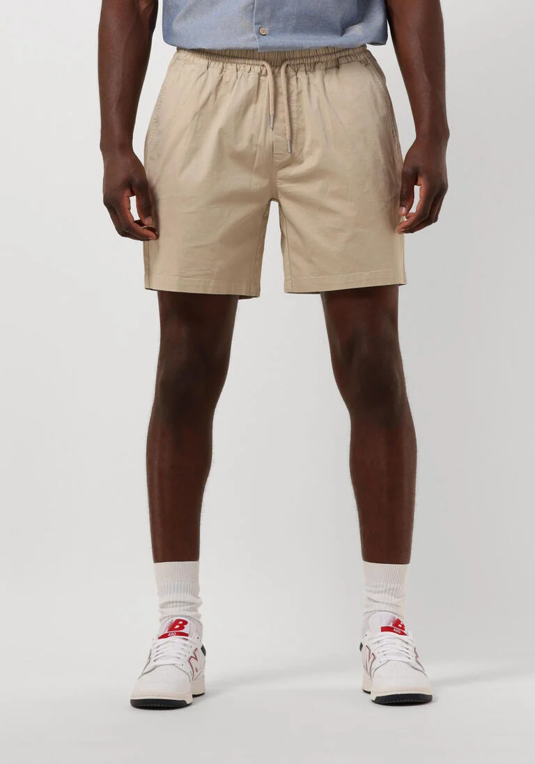 ANERKJENDT beige anerkjendt korte broek aklt jimmy basic